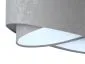 Lampa wisząca GEMSTONE szara/biała nowoczesna do przedpokoju | MIRAT. w stylu kolekcja