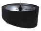 Lampa wisząca SHAPELESS czarna/szara/srebrna asymetryczna aksamitna | MIRAT. w stylu kolekcja