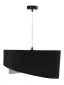 Lampa wisząca SHAPELESS czarna/szara/złota do salonu nowoczesna | MIRAT. w stylu kolekcja