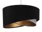 Lampa wisząca SHAPELESS czarna/szara/złota do salonu nowoczesna | MIRAT. w stylu kolekcja