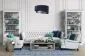 Lampa wisząca GEMSTONE granatowa/srebrna dwukolorowa nowoczesna | MIRAT. w stylu kolekcja