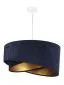 Lampa wisząca GEMSTONE granatowa/złota w stylu glamour | MIRAT. w stylu kolekcja