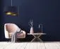 Lampa wisząca GEMSTONE granatowa/złota w stylu glamour | MIRAT. w stylu kolekcja