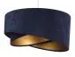 Lampa wisząca GEMSTONE granatowa/złota w stylu glamour | MIRAT. w stylu kolekcja