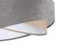 Lampa wisząca SILVERY szara/beżowa/biała trzykolorowa do salonu | MIRAT. w stylu kolekcja