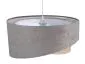 Lampa wisząca SILVERY szara/beżowa/biała trzykolorowa do salonu | MIRAT. w stylu kolekcja