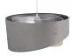 Lampa wisząca SILVERY szara/beżowa/srebrna asymetryczna aksamitna | MIRAT. w stylu kolekcja