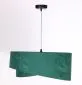 Lampa wisząca GEMSTONE zielona/złota w stylu glamour | MIRAT. w stylu kolekcja