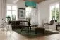 Lampa wisząca GEMSTONE zielona/złota w stylu glamour | MIRAT. w stylu kolekcja