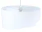 Lampa wisząca GEMSTONE biała nowoczesna do salonu | MIRAT. w stylu kolekcja