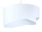 Lampa wisząca GEMSTONE biała nowoczesna do salonu | MIRAT. w stylu kolekcja