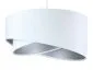 Lampa wisząca GEMSTONE biała/srebrna asymetryczna | MIRAT. w stylu kolekcja