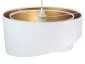 Lampa wisząca GEMSTONE biała/złota welurowa w stylu glamour | MIRAT. w stylu kolekcja