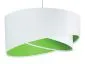 Lampa wisząca GEMSTONE WHITE biała/zielona asymetryczna do jadalni | MIRAT. w stylu kolekcja