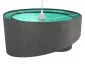 Lampa wisząca GEMSTONE GRAY grafitowa/miętowa nowoczesna | MIRAT. w stylu kolekcja