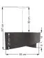 Lampa wisząca GEMSTONE GRAY grafitowa/miętowa nowoczesna | MIRAT. w stylu kolekcja