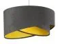 Lampa wisząca GEMSTONE GRAY grafitowa/żółta dwukolorowa | MIRAT. w stylu kolekcja