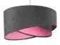 Lampa wisząca GEMSTONE GRAY grafitowa/różowa do pokoju dziecięcego | MIRAT. w stylu kolekcja