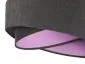 Lampa wisząca GEMSTONE GRAY grafitowa/fioletowa pokryta welurem | MIRAT. w stylu kolekcja
