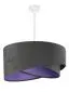 Lampa wisząca GEMSTONE GRAY grafitowa/ciemnofioletowa do jadalni | MIRAT. w stylu kolekcja