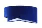 Lampa wisząca GEMSTONE niebieska/biała aksamitna do jadalni | MIRAT. w stylu kolekcja