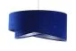 Lampa wisząca GEMSTONE niebieska/srebrna welurowa dwukolorowa | MIRAT. w stylu kolekcja