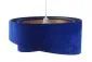Lampa wisząca GEMSTONE niebieska/złota asymetryczna do salonu | MIRAT. w stylu kolekcja