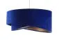 Lampa wisząca GEMSTONE niebieska/złota asymetryczna do salonu | MIRAT. w stylu kolekcja