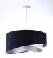 Lampa wisząca THUNDERCLOUD WHITE granatowa/srebrna welurowa | MIRAT. w stylu  kolekcja