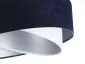 Lampa wisząca THUNDERCLOUD WHITE granatowa/srebrna welurowa | MIRAT. w stylu  kolekcja
