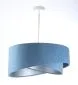 Lampa wisząca GEMSTONE błękitna/srebrna w stylu glamour | MIRAT. w stylu kolekcja