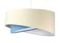 Lampa wisząca BEIGE beżowa/niebieska/biała trzykolorowa | MIRAT. w stylu kolekcja