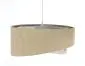 Lampa wisząca SAND FLOWER 2 beżowa/srebrna asymetryczna polska | MIRAT. w stylu kolekcja