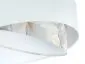 Lampa wisząca WHITE FLOWER biała aksamitna nowoczesna | MIRAT. w stylu kolekcja