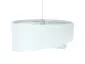Lampa wisząca WHITE SEA biała nowoczesna welurowa | MIRAT. w stylu kolekcja