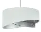 Lampa wisząca GRAY DUNE biała/srebrna aksamitna nowoczesna | MIRAT. w stylu  kolekcja
