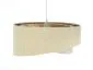 Lampa wisząca SAND FLOWER 2 beżowa/złota welurowa do jadalni | MIRAT. w stylu kolekcja