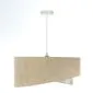 Lampa wisząca SAND FLOWER 1 beżowa/złota z motywem kwiatowym | MIRAT. w stylu kolekcja