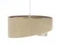 Lampa wisząca SAND FLOWER 1 beżowa/złota z motywem kwiatowym | MIRAT. w stylu kolekcja