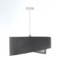 Lampa wisząca TOURMALINE szara/złota nowoczesna elegancka | MIRAT. w stylu kolekcja