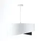 Lampa wisząca BAW biała/czarna trzykolorowa nowoczesna | MIRAT. w stylu kolekcja