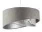 Lampa wisząca ASHES szara/srebrna aksamitna do salonu | MIRAT. w stylu  kolekcja