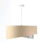 Lampa wisząca SANDERLING beżowa/złota asymetryczna nowoczesna | MIRAT. w stylu kolekcja