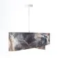 Lampa wisząca MINERAL wielokolorowa asymetryczna | MIRAT. w stylu kolekcja