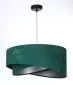 Lampa wisząca GEMSTONE zielona/srebrna nowoczesna do salonu | MIRAT. w stylu kolekcja