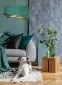 Lampa wisząca GEMSTONE zielona/złota w stylu glamour | MIRAT. w stylu kolekcja