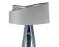 Lampa stojąca GEMSTONE szara/srebrna w stylu skandynawskim | MIRAT.