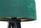 Lampa stołowa GEMSTONE zielona/złota/czarna asymetryczna | MIRAT. w stylu kolekcja