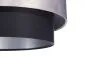 Lampa wisząca DOUBLE 60 czarna/szara elegancka polskiej produkcji | MIRAT. w stylu kolekcja