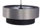 Lampa wisząca DOUBLE 60 czarna/szara elegancka polskiej produkcji | MIRAT. w stylu kolekcja
